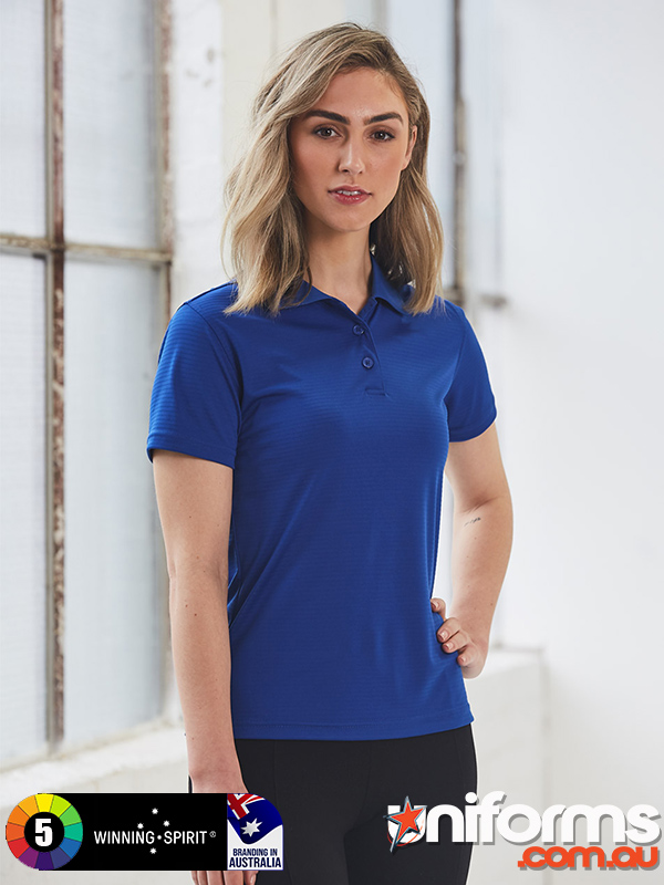Winning Spirit Ladies Icon CoolDry Textured Polo (PS76)