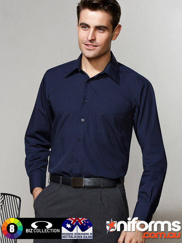 Metro Long Sleeve Shirt (SH714) - Stylish and Comfortable Workwear for Professionals