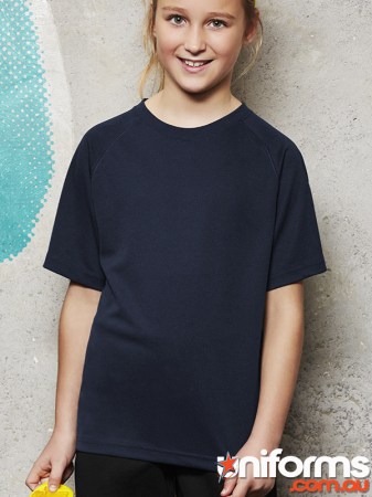 Biz Collection Kids Sprint BizCool Tee (T301KS) - Easy to care for, maintaining its shape and color after washing.