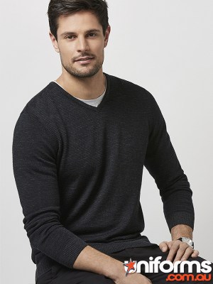 Biz Collection Merino Mens Pullover - Premium Quality Wool Blend for Comfort and Style